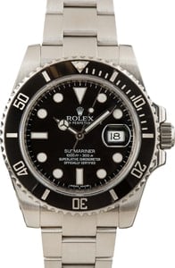 Rolex Submariner Ref 116610 Black Dial