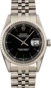 Rolex Datejust 16030 Black Dial