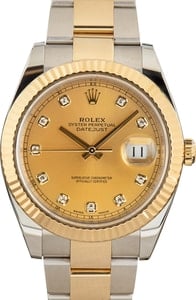 Rolex Datejust 41 ref 126333 Diamond Dial