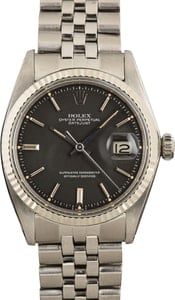 Rolex Vintage Datejust 1601 Black Dial