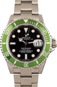 Rolex Submariner 16610V Green 'Kermit' Bezel