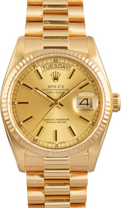 Used Rolex President 18038 Champagne Dial