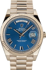 Rolex Day-Date 40 President 228239 Blue Dial