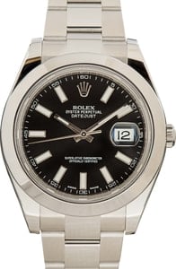 Rolex Datejust II ref 116300 Black Dial