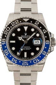 Pre-owned Rolex GMT-Master II Ref 126710 Batman