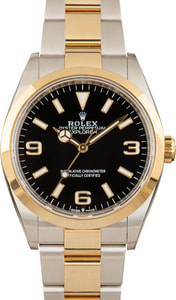 Pre-Owned Rolex Explorer 124273 Steel & 18k Gold