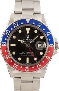 Vintage Rolex GMT 1675 Stainless Oyster