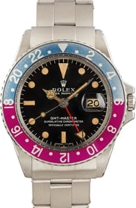 Vintage Rolex GMT-Master 1675 Fuchsia