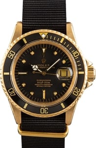 Vintage Rolex Submariner 1680 Gold