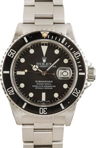 Rolex Submariner 16800 Stainless Oyster