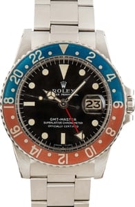 Vintage 1972 Rolex GMT-Master 1675