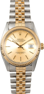 Datejust Rolex 16013 Champagne Tapestry Dial