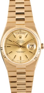 Gold Rolex OysterQuartz 19018 Day-Date