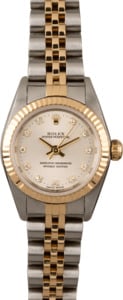 Ladies Oyster Perpetual Diamond Dial 76193