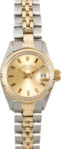 Vintage Ladies Rolex Date 6517 Two-Tone