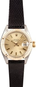 Ladies Rolex Date 6916 Two Tone