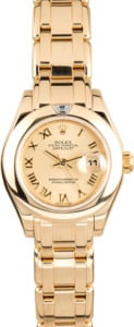 Ladies Rolex Pearlmaster 69328