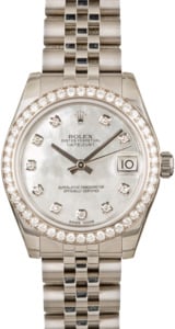 Rolex Datejust 178384 MOP Diamond Dial & Bezel