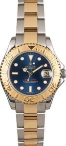 Mid-size Rolex Yacht-Master 168623 Blue Dial