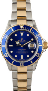 Rolex Submariner 16613 Oyster Bracelet with Gold Thru Clasp