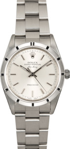 Rolex Air-King 14010 Silver Index