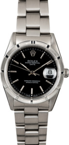 Used Rolex Date 15210 Black Dial