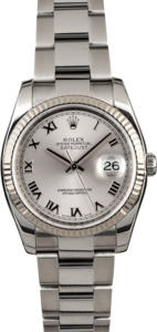 Used Rolex Datejust 116234 Rhodium Dial Steel Oyster