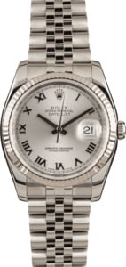 Men's Datejust Rolex 116234 Silver Dial
