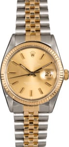 Men's Rolex Datejust 16013 Fluted Bezel