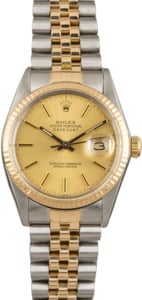 Pre-Owned Rolex Datejust 16013 Champagne