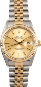 Rolex Datejust 16013 Champagne 100% Authentic