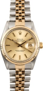 Rolex Datejust 16013 Two-Tone Jubilee Band