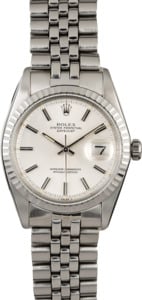 Vintage Rolex Datejust 1603 Engine Turned Bezel