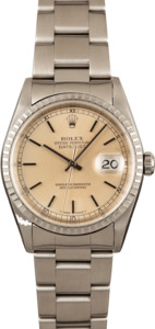 Rolex Datejust 16220 Silver Index Dial T