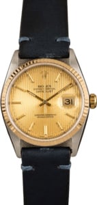 Pre Owned Rolex Datejust 16233 Leather Strap