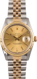 Pre Owned Fluted Bezel Rolex Datejust 16233