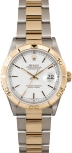 Used Rolex Datejust Turn-O-Graph 16263 White Dial