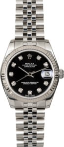 Rolex Datejust 178274 Black Diamond Dial