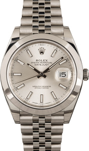 Rolex Datejust 41 Ref 126300 Silver Dial