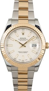 PreOwned Rolex Datejust II Ref 116333 Ivory Dial