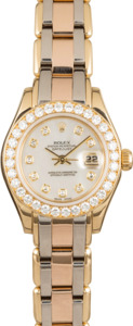 Rolex Pearlmaster 69298 Mother of Pearl Diamond Dial