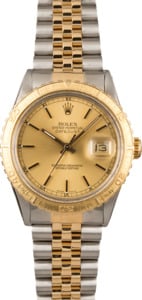 Pre Owned Rolex Thunderbird DateJust 16253 Stainless Steel and Gold