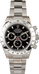 Rolex Daytona Black 116520 Factory Stickered