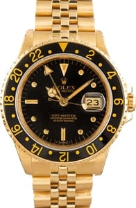 Rolex GMT-Master 16758 Yellow Gold