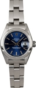 Rolex Ladies Date 79160 Blue Dial