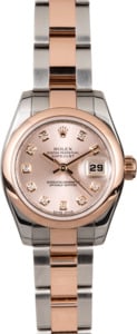 Rolex Women's Datejust 179161SDO Everose Gold