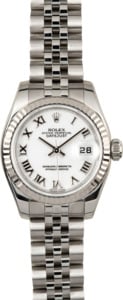 Rolex Ladies Datejust 179174 White Roman