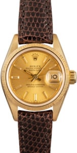 Ladies Rolex Datejust 69278 Champagne