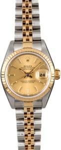 Rolex Ladies Two Tone Datejust 79173 Champagne