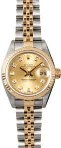 Rolex Ladies Datejust 79173 Champagne Diamond